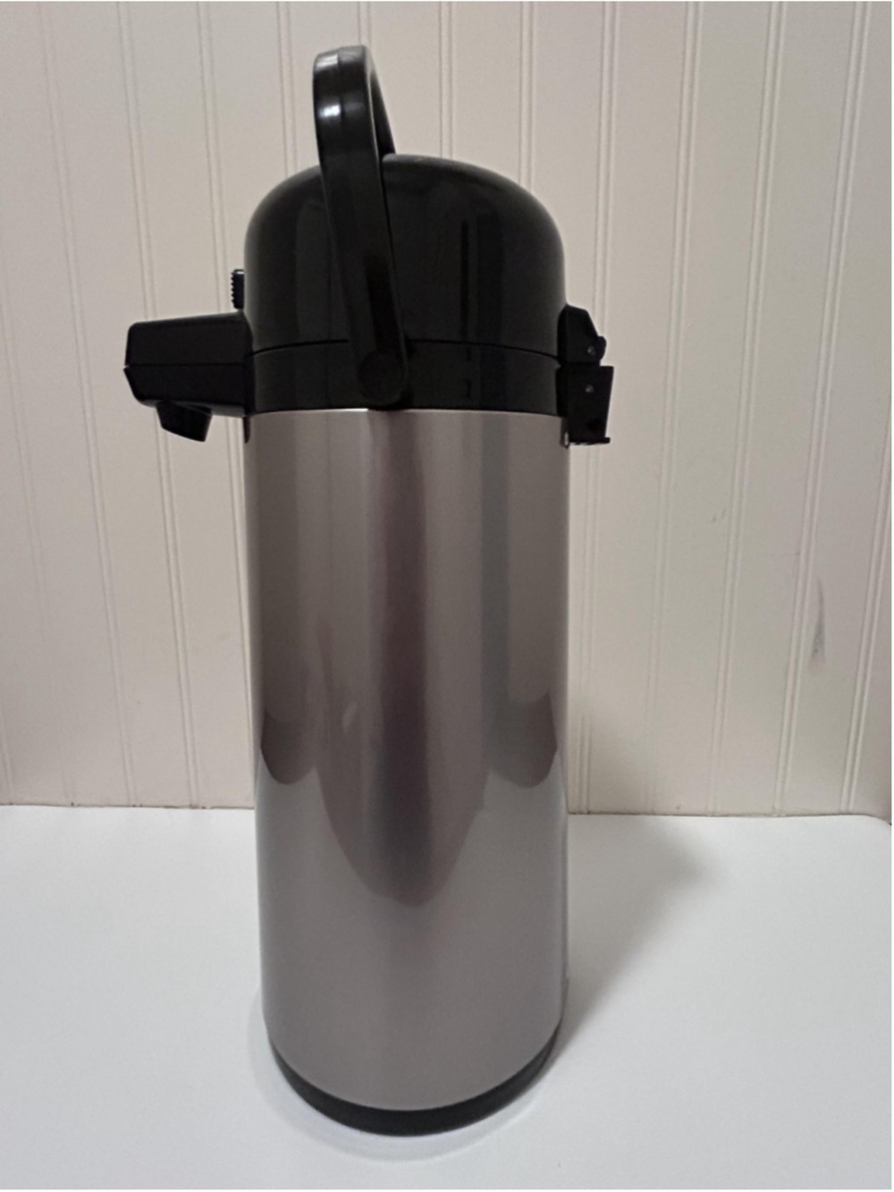 Grindmaster Stainless Steel Silver Airpot Vacuum Coffee Dispenser Pump Lid - Picture 1 of 12